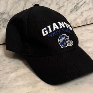 NFL New York Giants Black and Blue Cap
